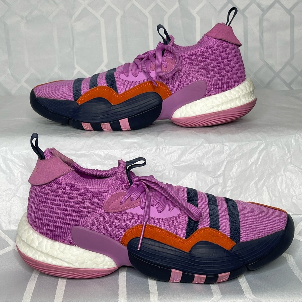 Adidas Trae Young 2.0 Stratosphere Pulse Lilac Basketball Sneakers Men’s Size 11